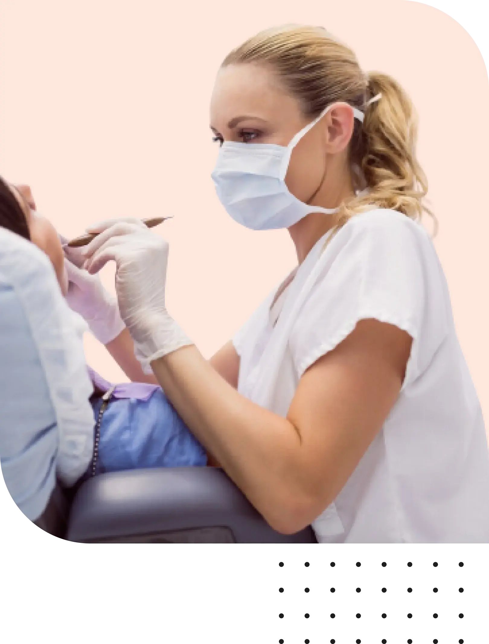 dentist with patient
